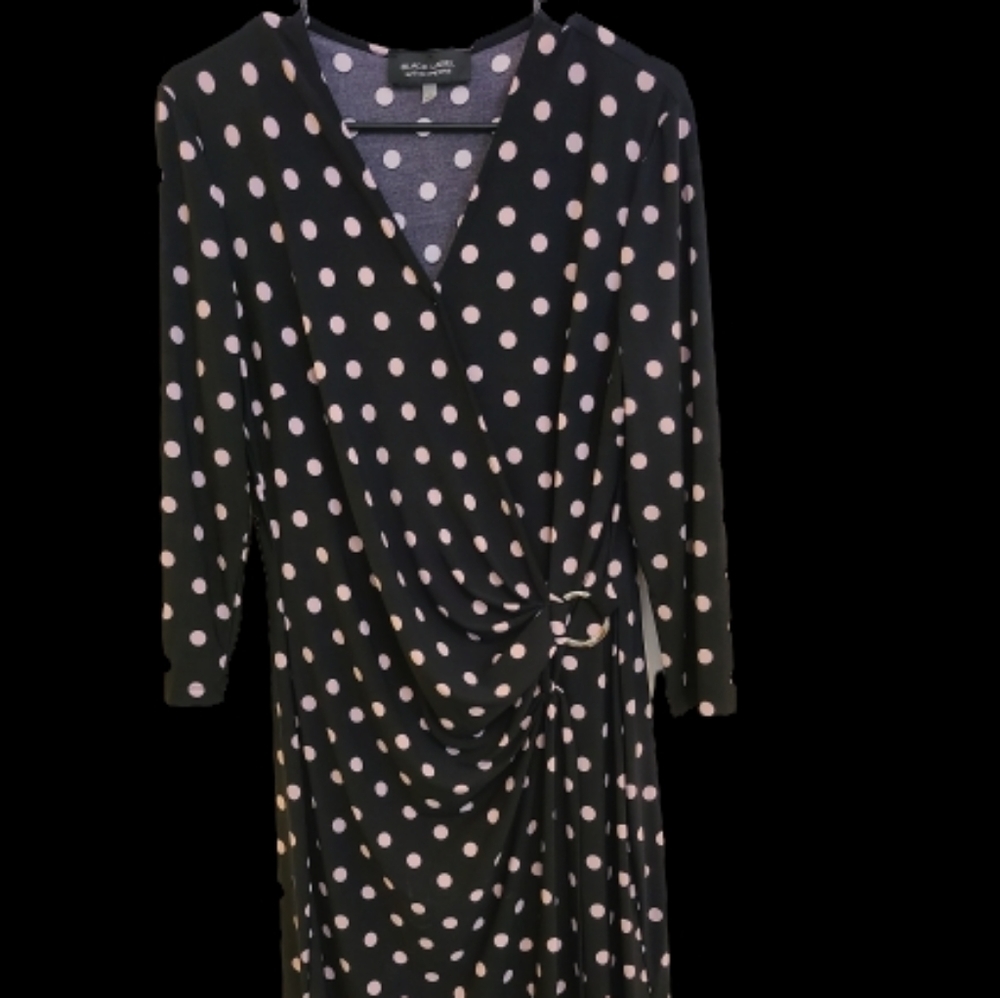 Black Label by Evan-Picone Womans Knit dress